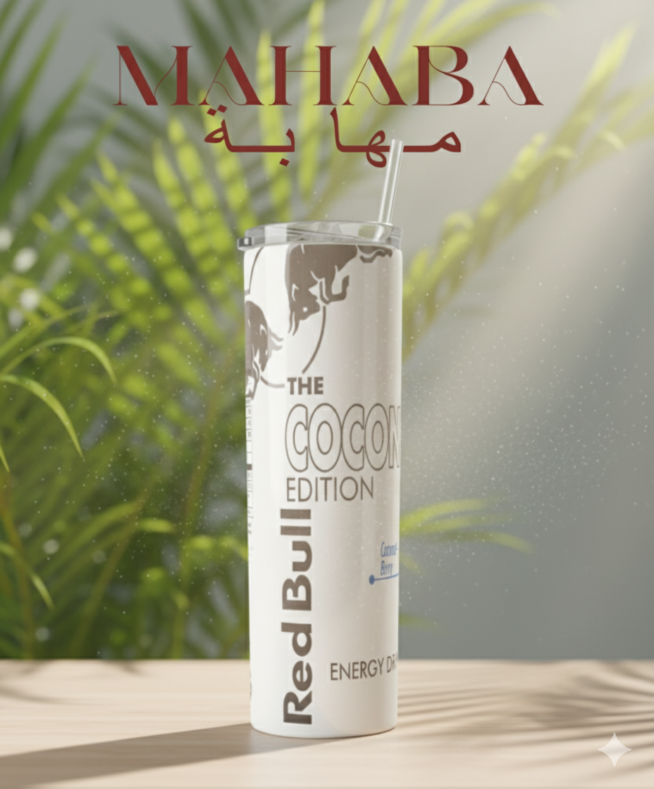 تمبلر حراري ريدبول أبيض كوكو