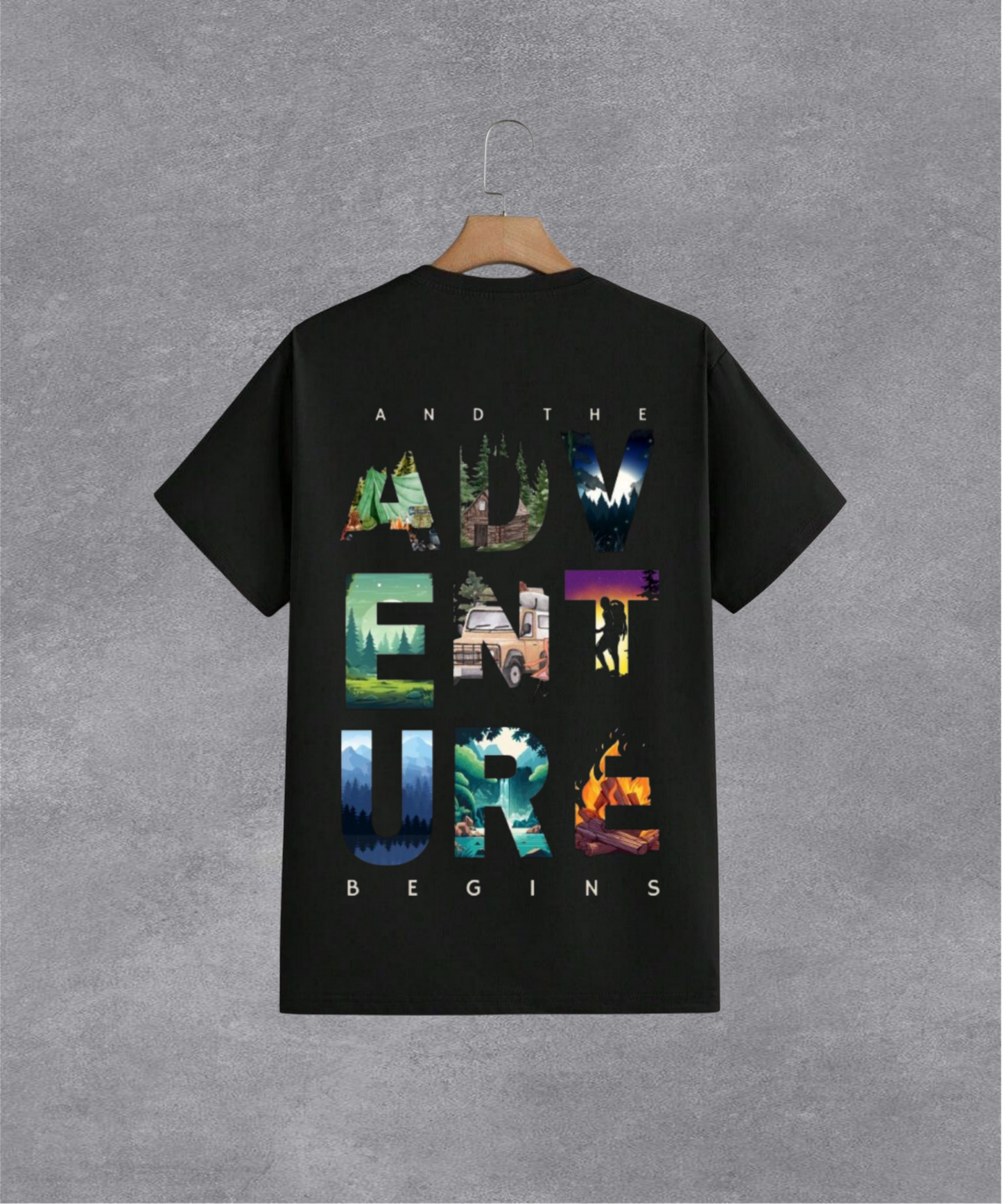 ET LES COMMENCEMENTS T-shirt surdimensionné