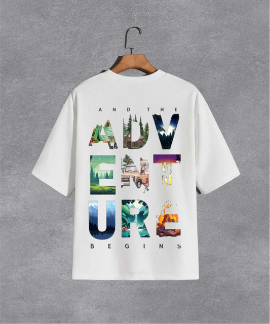 AND THE BEGINS T-shirt Oversized